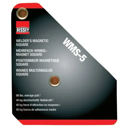 3-3/4" Wide x 3/4" Deep x 4-3/8" High Magnetic Welding & Fabrication Square