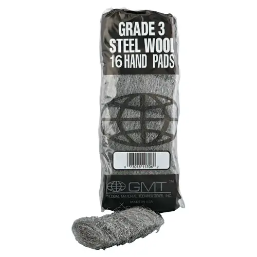 GLOBAL MATERIAL TECHNOLOGIES 117006 GMT-117006 STEEL WOOL #3 COARS