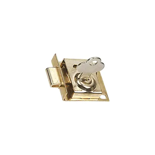 Gold Mail Box Lock 1-1/2" x 1-3/4"