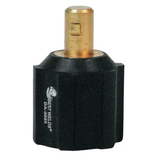 Best Welds DA5095 Dinse Connector, Euro to USA Adapter, Twist-Lock, 1/0 AWG to 3/0 AWG Cable Capacity