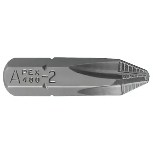 Apex 44022ACR2RX ACR Insert Bits, #2, 1/4 in x 2 in, Hex