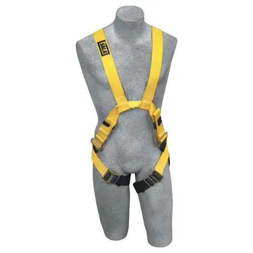 Delta Arc Flash Harnesses with Dorsal/Front Web Loop, X-Large, Pass-Thru Yellow