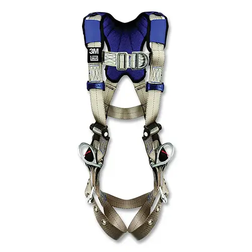 DBI-SALA 1401019 ExoFit  X100 Comfort Vest Climbing/Positioning Safety Harness, Back/Front/Hip D-Rings, 2X-Large, Pass-Thru/Tongue Buckle