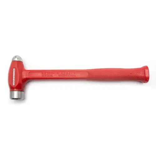 GEARWRENCH 68516G Dead Blow Ball Pein Hammers, 16 oz Head, 1 in Face Red