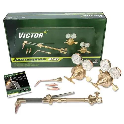 Journeyman  450 Heavy Duty Cutting and Welding System, 2 in, Oxygen, Acetylene