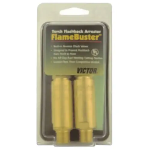 VICTOR 06570011 FlameBuster  Flashback Arrestors, FB-F, Fuel,  B" 9/16 in-18 LH; CGA 023