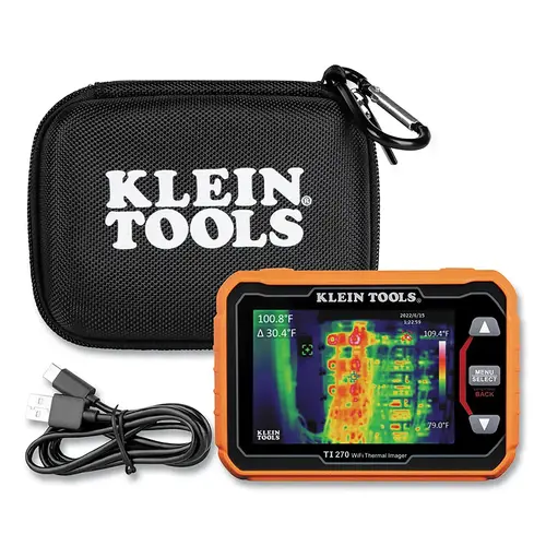 Rechargeable Thermal Imager, with Wi-Fi, 752 degree F, 3.1 in L, 3.5 in TFT LCD Display