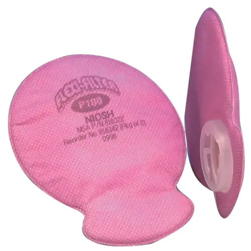 MSA 818344 Flexi-Filter Pads for Advantage Respirators, Nuisance AG/HF, 2/PK