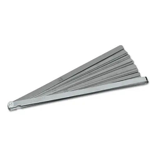 Proto 000TL 25 Blade Long Feeler Gauge Set, 0.0015 in to 0.040 in Thickness, Inch/Metric, 1/2 in x 12 in