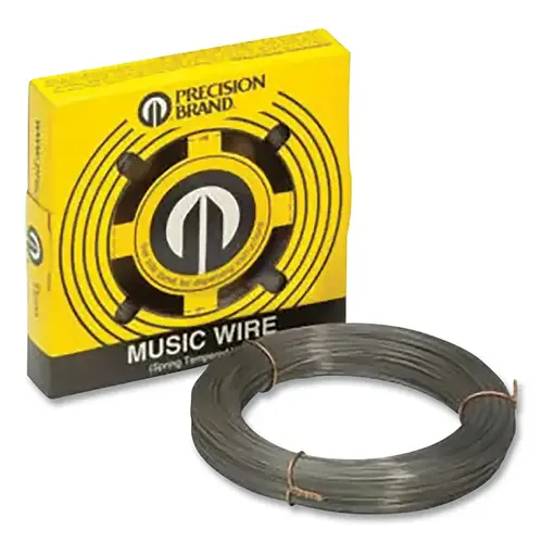 Precision Brand 21222 Music Wire, Round, 0.022 in Wire dia, +/-0.0004 in, Approximate 774 ft per lb, 1/4 lb Coil