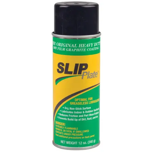 Precision Brand 45531 SLIP Plate Aerosol Dry Film Lubricants, 12 oz Aerosol Can, 6 EA - pack of 12