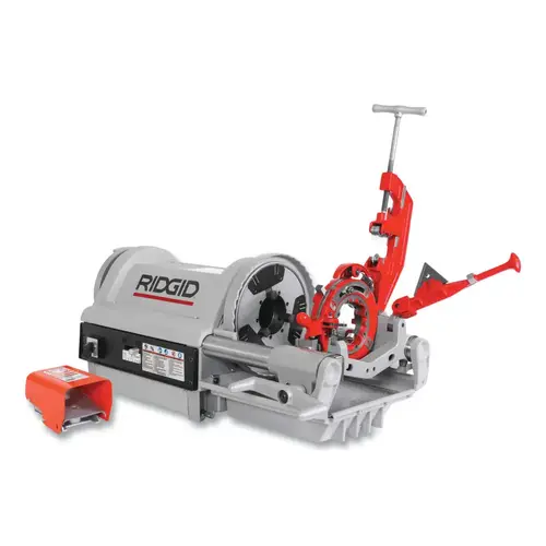 Model 1224 Threading Machine, NPT, 1/4 in to 4 in Pipe Capacity, 120 V AC, 15 A, 36/12 RPM