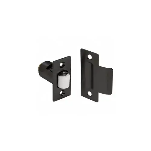 Nylon Roller Catch With Strike - Dull Bronze