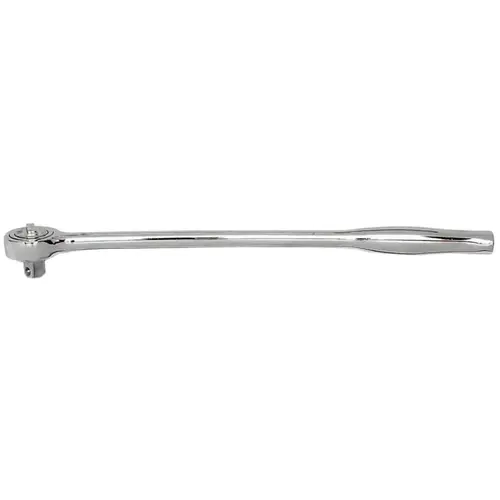 1/2 in Drive Ratchets, Round 15 in, Chrome, Contour Handle
