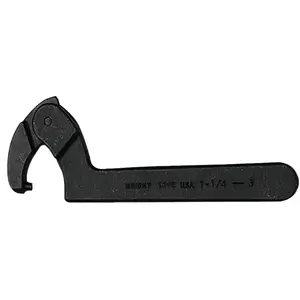 WRIGHT TOOL 9644 Adjustable Pin Spanner Wrenches, 4 3/4 in Opening, Pin, 11 3/8 in