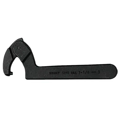 WRIGHT TOOL 9644 Adjustable Pin Spanner Wrenches, 4 3/4 in Opening, Pin, 11 3/8 in