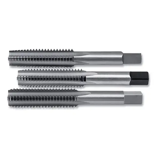 Cle-Line C63248 Taper-Plug-Bottoming Straight Flute 3 Pc Hand Tap Set, M16-2.0 Tool Size, 96.84 mm OAL, 4 Flutes