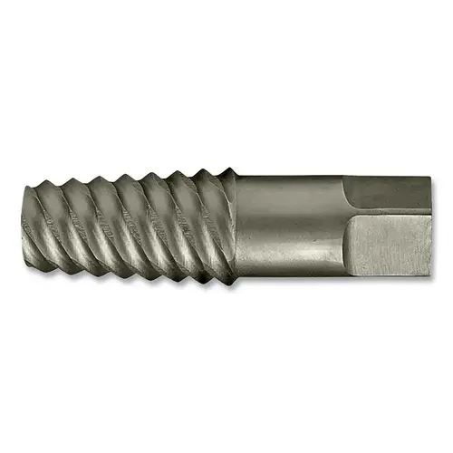 Cle-Line C17180 Style 1829 Screw Exctractor, #8, Carbon Steel, Bright Finish