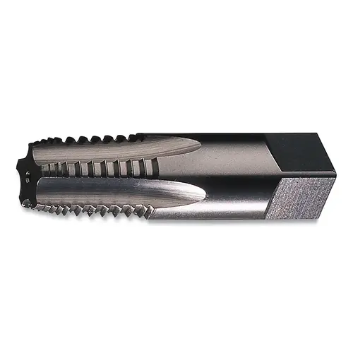 Cle-Line C64227 0464 Bright Semi-Bottoming Interrupted-Thread Tapered Pipe Tap, 5FL, 1/2 in-14 NPT Tool Size