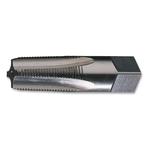 Cle-Line C64216 0462 Bright Semi-Bottoming Tapered Pipe Tap, 4FL, 3/8 in-18 NPT Tool Size