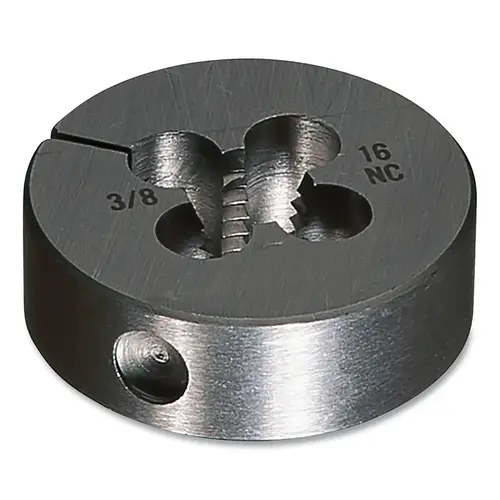 Cle-Line C65805 0710 and 0710M Series Round Adjustable Die,1/4-28 UNF, HSS, 1 in