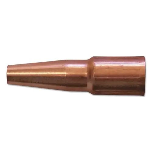 MIG Gun Nozzle, 3/8 in Bore, Flush, Tweco  Style 23, Tapered, Self-Insulated, Copper - pack of 2