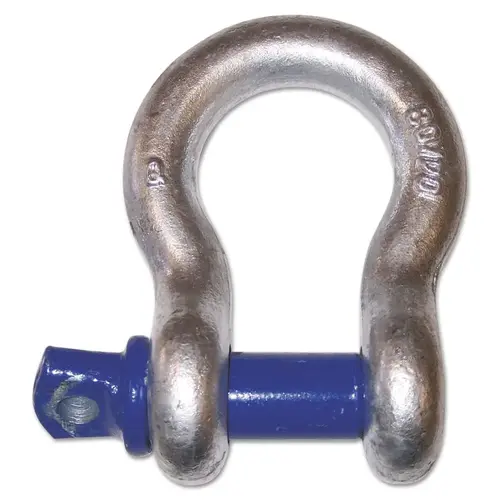Peerless 8058405 Screw Pin Anchor Shackles, 21/32 in Opening, 3/8 in Bail, 2,000 lb Load - pack of 25
