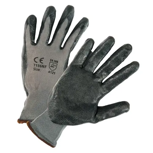 PIP 713SNF/XXL PosiGrip  Foam Nitrile Palm-Coated Polyester Gloves, 2X-Large, Gray Shell