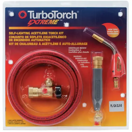 TURBOTORCH 03860836 Torch Kit Swirls, Acetylene, PL-12DLX-B, B Tank