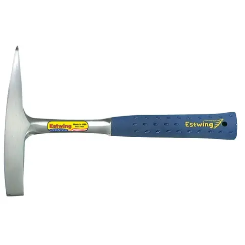 Welding Chipping Hammer, 11 in, 14 oz Head, Chisel and Pointed Tip, Steel Handle Blue