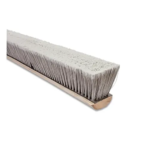 MAGNOLIA BRUSH 3736 No. 37 Line Floor Brush, 36 in Hardwood Block, 3 in Trim, Silver Flagged-Tip Polystyrene