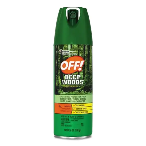 SC JOHNSON 616304 Deep Woods  Dry Insect Repellent, 4 oz, Aerosol Can - pack of 12