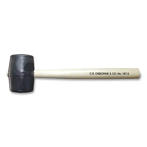 C S Osborne Co 1973 #3 3" SOLID HEAD RUBBER MALLET