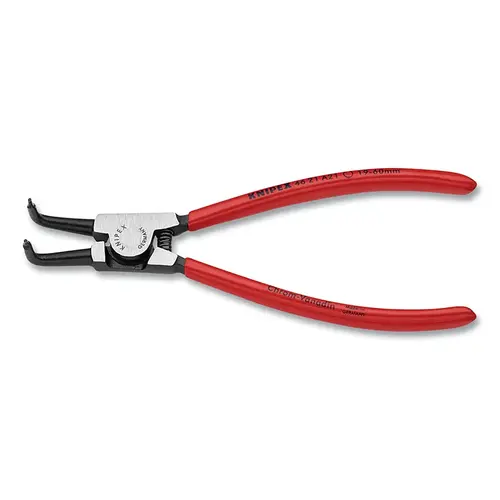 Knipex 4621A21 External Snap Ring Plier, 6-3/4 in, 90 degree Angled Tip, 3/4 in to 2-23/64 in