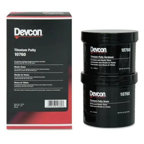 Titanium Putty Kit, 1 lb Grey
