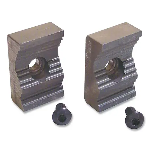 WILTON 2904200 Replacement Pipe Jaws, for 4-1/2 in, 5-1/2 in, and 6-1/2 in Vise Jaws, Steel Pair