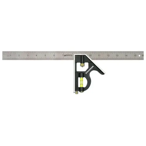 Combination Squares, 16 in, Die Cast Zinc - pack of 6