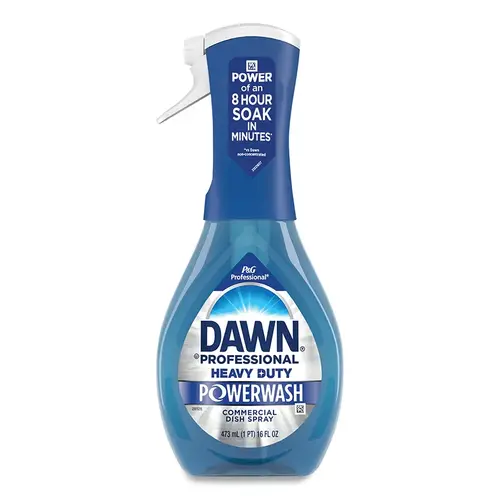 Dawn 12301 Commercial Heavy-Duty Powerwash  Dish Spray, 16 oz, Spray Bottle, Fresh Scent - pack of 6