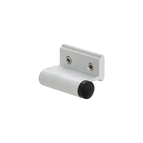 Satin Anodized Stop for Essence Series Sliding System with Header