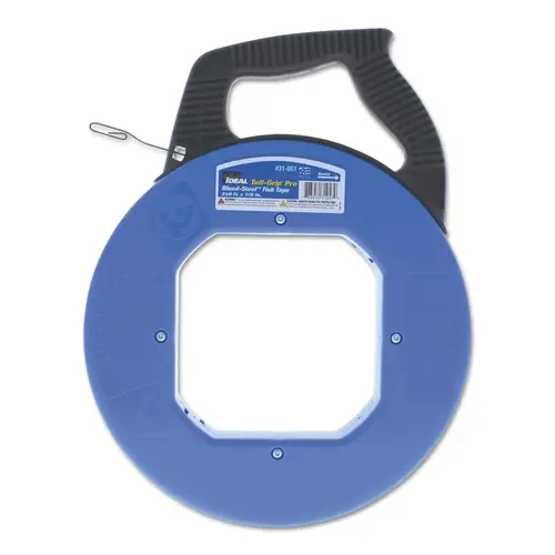Ideal 31057 Ideal  Industries Tuff-Grip  Pro Fish Tapes, 240 ft, Blued Steel