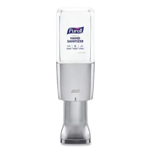 PURELL 8328E1 ES10 Touch Free Hand Sanitizer Dispenser, 10-3/4 in H, Chrome Plated