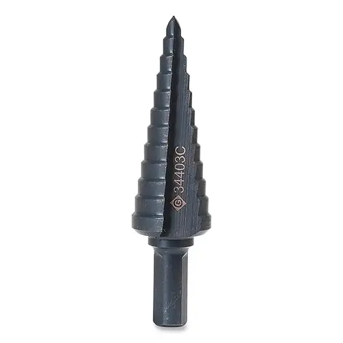Kwik Stepper  Cobalt Step Bit, 3/16 in to 7/8 in Cutting dia, 12 Steps