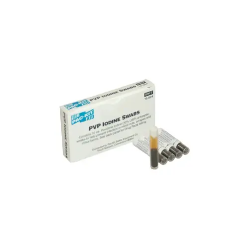 PVP Iodine Swab, Individually Wrapped, 10 per Box - pack of 10