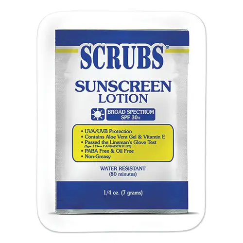Dykem 92101 Sunscreen Lotion, 1/4 oz, One-Dose Packet - pack of 100