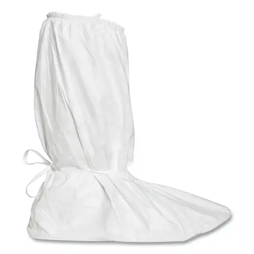 DuPont IC458BWHXL01000C Tyvek  IsoClean  High Boot Covers with Gripper  Soles, X-Large, White - pack of 100