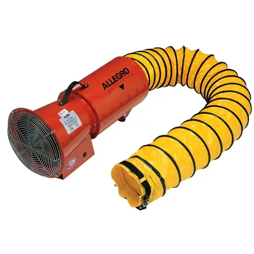 Allegro Industries, Inc 951425 AC Axial Blowers w/Canister, 1/3 hp, 115 V, 25 ft. Ducting