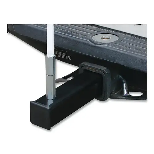 CHECKERS FS7015PC Warning Whip 2 in Hitch Mount, Lighted, Threaded Hex Base/24 in Power Cord w/7-Way Plug