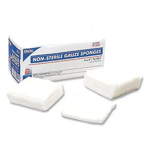 Honeywell North 074144 Non-Sterile Gauze Sponges, Personal Protection ...