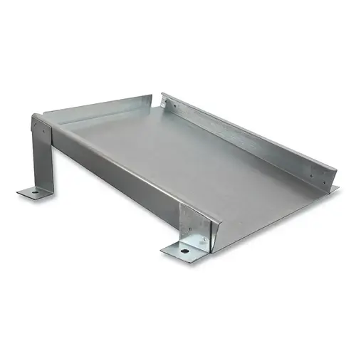 CHECKERS UC15HM Wheel Chock Mounting Bracket, 3.5 in H x 9.5 in L x 3.5 in W, for UC1500 Wheel Chock, Horizontal, Mounting HW Sold Separately Silver