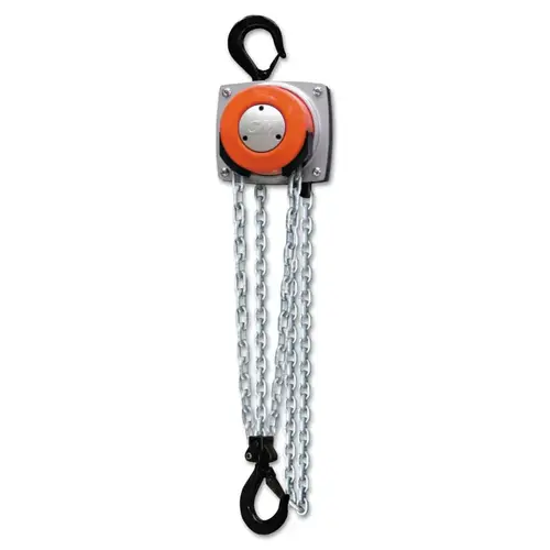 CM COLUMBUS MCKINNON 5635A Hurricane 360 degree Hand Chain Hoist, 3 Tons Cap., 10 ft Lifting Ht., 1 Fall, 92 lbf